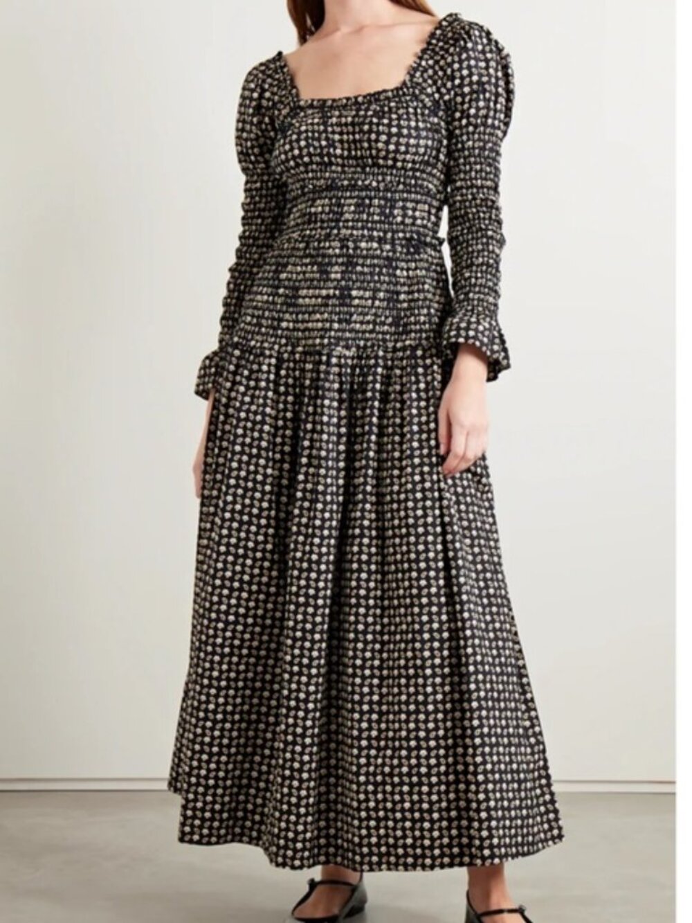 NWOT Dôen Bellamy Poplin Maxi Dress
